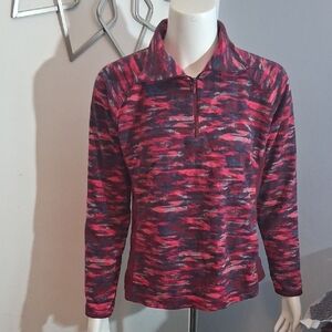 Women's Multicolor Quarter-Zip Sweatshirt